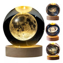 Luminária de Mesa Bola de Cristal 3D LED