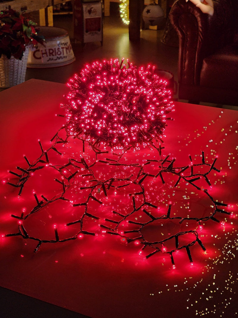 PISCA FESTÃO 1500 LEDS 40 METROS VERMELHO COM STROBO VERMELHO BIVOLT USO INTERNO E EXTERNO