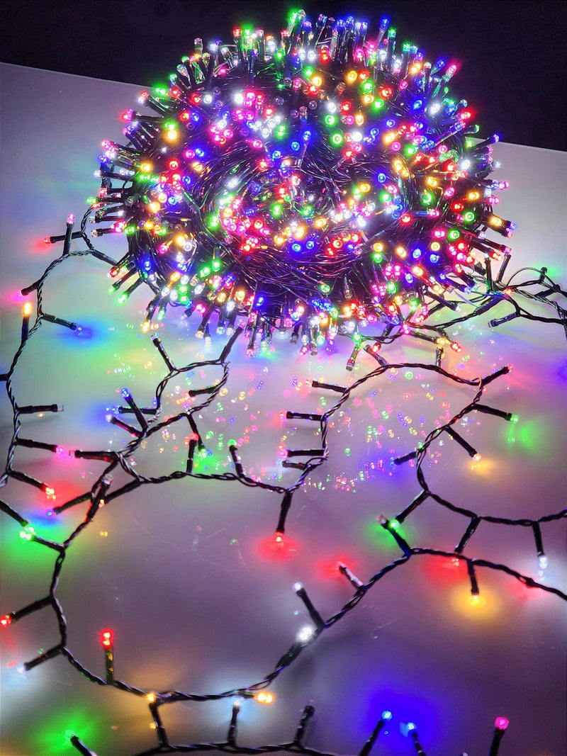 PISCA FESTÃO 1600 LEDS 50 METROS COLORIDO COM STROBO COLORIDO BIVOLT USO INTERNO E EXTERNO - PRÉ VENDA