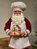 PAPAI NOEL COLECIONÁVEL CONFEITEIRO 46CM