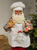 PAPAI NOEL COLECIONÁVEL CONFEITEIRO 46CM