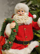 PAPAI NOEL COM LANTERNA COLEÇÃO KURT S. ADLER 27CM